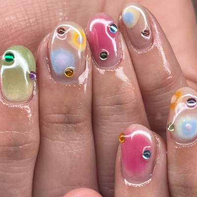 Beispiel für Nageldesign Level 3