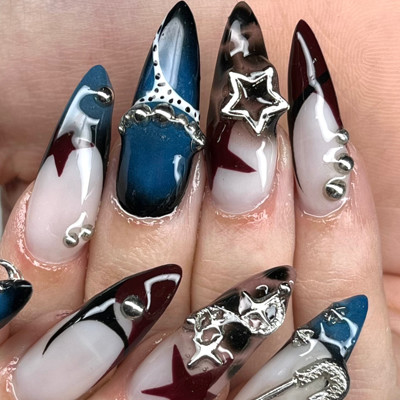 Beispiel für Nageldesign Level 4
